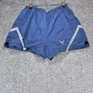 US Air Force PT Shorts Mens Large PTU Physical Training Uniform Blue